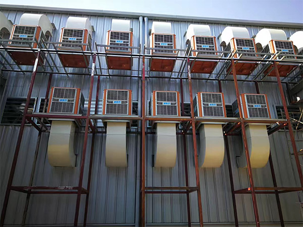 大型服裝制衣廠(chǎng)房車(chē)間降溫工程